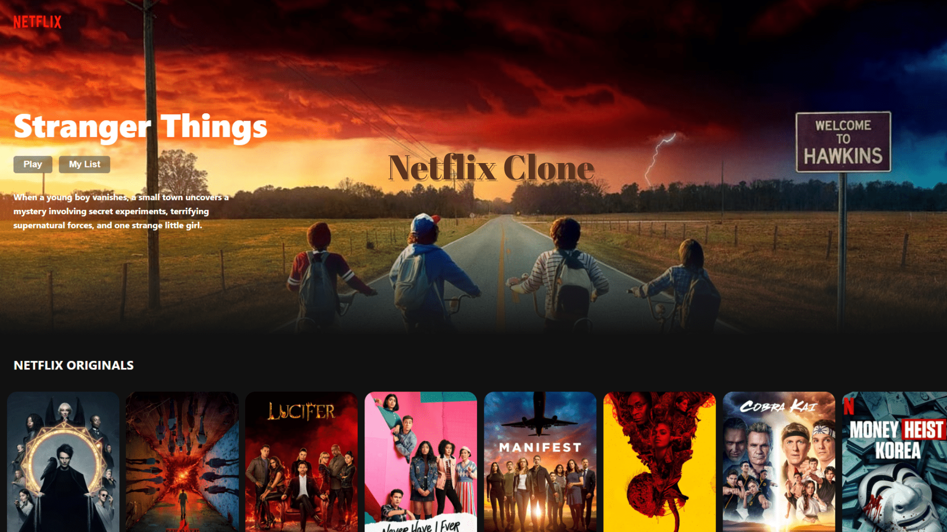 Netflix Clone using ReactJs