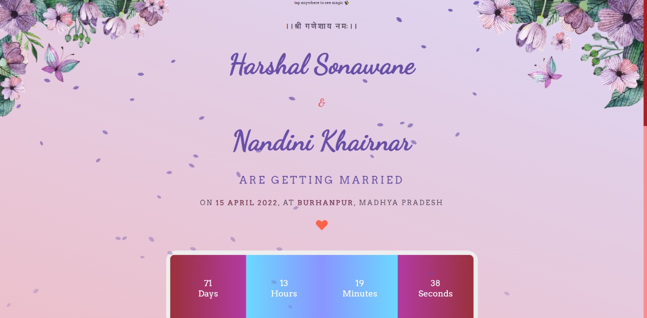 Wedding Invitation Website