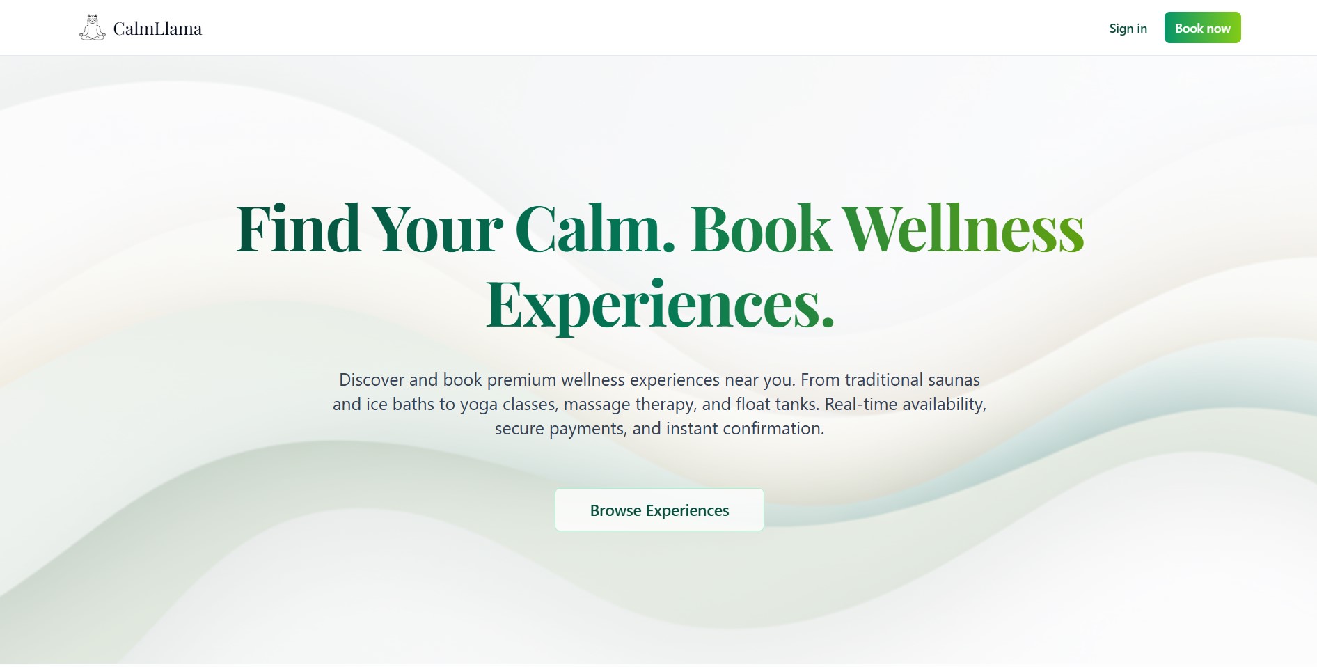 Calm Llama - AI Chatbot